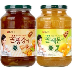 담터 꿀생강차A 1kg + 꿀레몬차 1kg