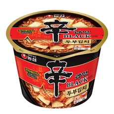 신라면 블랙사발 두부김치 94g X 8 맛있는 컵라면 사발면, 8개