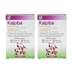 Schwabe Kaloba Pelargonium Cough & Cold Relief 스와베 칼로바 펠라고늄 기침 감기 완화 30정 2팩
