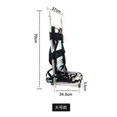 등짐지게 이중등받이 접이식 등산 배낭 농사용 다목적 이중등받이알루미늄 이동 짐 운반구, 접어 대형(약 30kg)