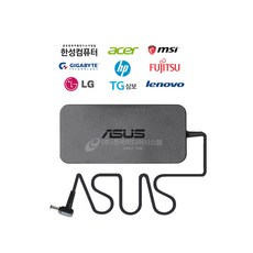 ASUS 정품 노트북 충전기 TUF Dash F15 FX517ZM-HN118 호환 20V 12A 240W (6.0x3.0mm) 전원 어댑터 + 케이블, 아수스 240W + PC 케이블