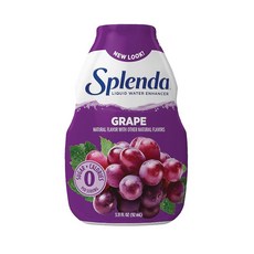 SPLENDA 액체 워터 인핸서 드롭 무설탕 제로 칼로리 천연 맛 농축 음료 믹스 각 병 100ml(3.11온스) (딸기 수박 2팩), 3.11 fl oz (1팩), 2개, 92ml