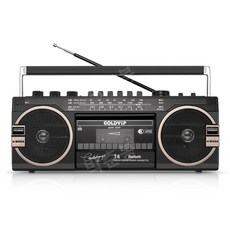 카세트 플레이어 cd 테이프 휴대용라디오 카셋트 오디오, T6+4카세트
