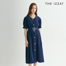 더아이잗뉴욕 더아이잗 와이드 칼라 퍼프 원피스 IP5P0OP071