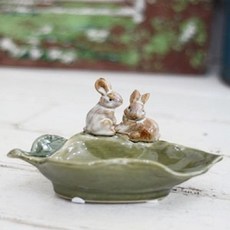 수반 토끼수반 수경재배수반 꽃꽃이 꽃병 원예용품 도자기수반 수경재배용수반 수경재배화분 천연가습기 유리수반 화병 화석수반 숯수반