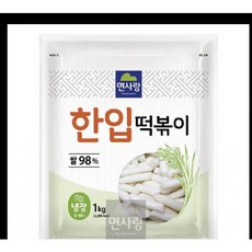 한입떡볶이떡 건조 면사랑 1KG, 1개