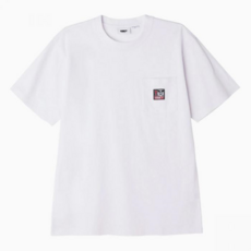 오베이 (131080287) 포인트 포켓 반팔티 WHITE