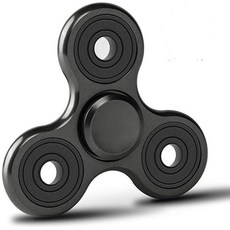 피젯 스피너 핸드 스피너 스트레스와 불안 완화 장난감 ADHD 자폐증 ADD는 안정된 명료도와 집중 조용한 스핀 알루미늄 합금 가젯 포켓 크기 자정 블랙을 촉진한다, 상세페이지 참조