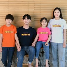 감리교 여름성경학교 반팔티셔츠-I Love to Worship 럽투워십(예배가 좋아)