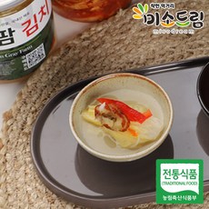 투지팜 전라도 광주김치 백김치 500g (캔김치)