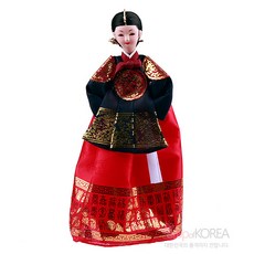 한복인형-귀부인[적색치마] 한국전통인형