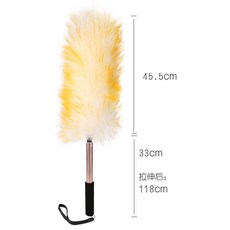 극먼지털이개 먼지떨이 집에서 털을 떨어뜨리지 않는 닭털 털털이 긴자루 휜 탄력 가사 도구 자동차용, 양털 울 먼지떨이 신축가능 큰사이즈