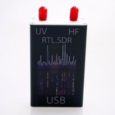 햄 Radio 수신기 100 KHz 1.7 GHz 풀 Band UV HF RTL SDR USB 튜너 R820T 8232 라디오 소프트웨어 정의, 한개옵션0
