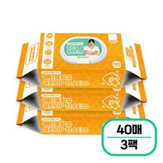 아이프리 주방 청소 티슈 바닥 청소용 물티슈 대형 40매