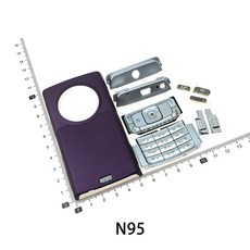 노키아 N95 용 N95 하우징 키보드 8G 배터리 백 커버 케이스 고품질 하우징 키패드