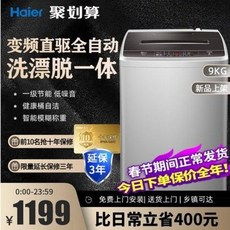 통돌이 세탁기 일반 원룸 자취방 빨래 하이얼 전자동가 9kg 10단 에너지 효율로 신동, 01 월광회