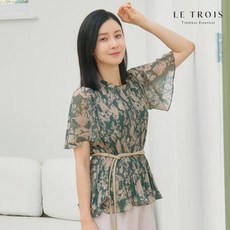 LE TROIS 24SS 르투아 플리츠 블라우스 3종