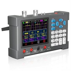 3-in-1 휴대용 2 채널 핸드헬드 오실로스코프 120MHz 대역폭 500MSa/S + 디지털 멀티미터 테스터 자동, 1개