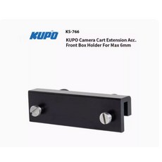 KUPO KS 766 카메라 도구 보관함 연결 플레이트 카트 익스텐션 Acc. 프론트 박스 거치대 6mm, 1pc accessory