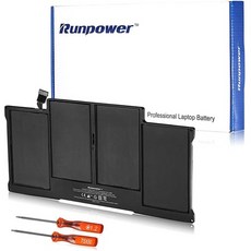 Runpower Replacement Battery for MacBook Air 13 A1466 (2017 Early 2015 Early 2014 Mid 2013 Mid, 상세 설명 참조0
