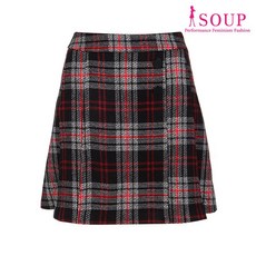 SOUP 사이드 플리츠 버튼스커트(SUBSR04)