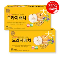 우리차 송원식품 도라지배차, 1g, 100개입, 2개