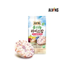 엘빈즈 유기농 라이스팝, 10봉, 바나나+블루베리+비트