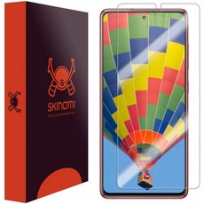 삼성 갤럭시 S20 FE(6.5인치 팬 에디션)(2-팩)(케이스 호환) 클리어 테크스킨 TPU 안티 버블 HD 필름과, 단일상품