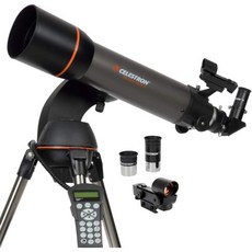 Celestron NexStar 102SLT 컴퓨터화 망원경 컴팩트하고 휴대성이 좋습니다 – 굴절 광학 설계 SkyAlign 기술 손 제어 102mm 조리개