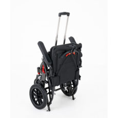 2H메디컬 페더체어 시리즈 - 8kg 초경량 알루미늄 수동 접이식 여행용 장애인 휠체어, 1개, 맥스+캐리어핸들