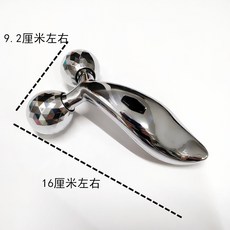 라프 안마기 3D 얼굴 롤러볼 다리 종아리 팔뚝 림프 근육 마사지볼 롤링 의례, 롤링 （실버 빅타입 ）수동