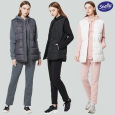 스낼리 [스넬리]여성 패딩기모이지웨어세트 3종