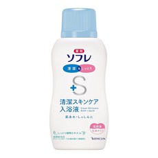 의약외품 약용 소프레 청결 스킨케어 입욕액 그린 플로럴풍의 향기 720ml (약 12회분) 배스클린, 1개