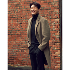 [갤러리아] 지오다노[진주점][20FW]싱글 울 코트 (01070914)