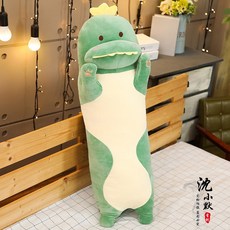 다리베개 귀여운 캔디 롱스틱 쿠션 여성클립 남자친구 수면베개 헤드가능 분해해서세척가능 대, C01-공룡