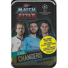 EOM Attax 2019 2020 Topps UEFA Champions League Soccer 트레이딩 카드 게임과 일치하는 보너스 골드 카 - E0635081TPGFJF6, 기본