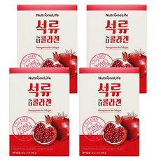 뉴트리원 전지현 석류 더콜라겐 석류콜라겐 젤리, 4박스, 14포