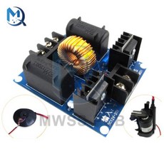 ZVS 테슬라 코일 플라이백 드라이버 보드 막스 발전기 20A 1000W 조립 고전압 전원 공급 장치 부스트 유도 가열 모듈