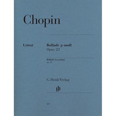 Chopin - Ballade g minor op. 23 | 쇼팽 - 발라드 1번 G단조 op. 23 | Henle 헨레