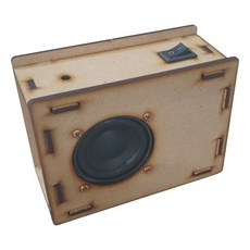 MDF 블루투스 스피커 만들기 AI 인공지능교육, 단품