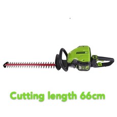 GD80HT 80V 무선 헤지 트리머 66cm 정원 도구 잔디 트리머 배터리 및 충전기가있는 브러시리스 모터