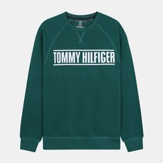 타미힐피거 남성용 라운드 넥 맨투맨 카본헤더 09T4086 CARBON HEATHER