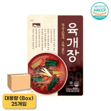 고향식품 옛맛 육개장 600g box (박스상품), 25개