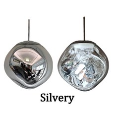 샹들리제 샹제리제 모던한 용암 LED 샹들리에 PVC 조명 거실 데코 행잉 램프 주방 기구 실내 가정용, 05 Silver_04 40CM