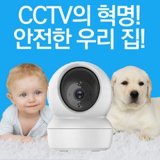 가정용 cctv 홈캠 펫캠 와이파이 홈 카메라 애견 가게 왕눈이캠, 회전형