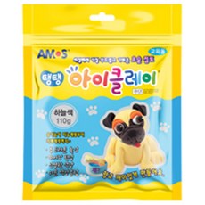 아모스 탱탱 아이클레이 파우치 110g, (하늘), 1개