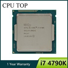 Intel Core i7 4790K 4.0GHz 쿼드 코어 8MB 캐시 (HD 그래픽 포함) 4600 TDP 88W 데스크탑 LGA 1150 CPU 프로세서|CPU|, 1개, 단일, 단일