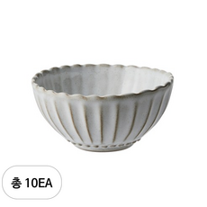 VBCCASA 폰다코 스트라이프 대접 14.5cm 10568FW, 화이트, 10개