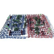 Gazelle Trading 270 Pieces Plastic Civil War Army Men Toy Soldier Set