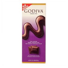 Godiva Dark Chocolate Bar 72% 고디바 72%다크초콜릿 바 [3.5oz(99g)x5팩], 1세트